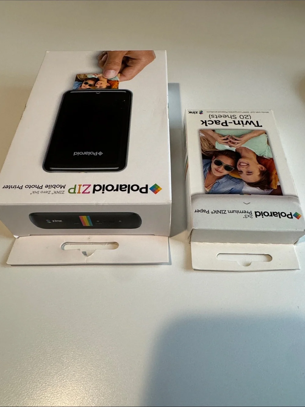 Polaroid ZIP Mobile Photo Printer and Photo Paper Twin-Pack